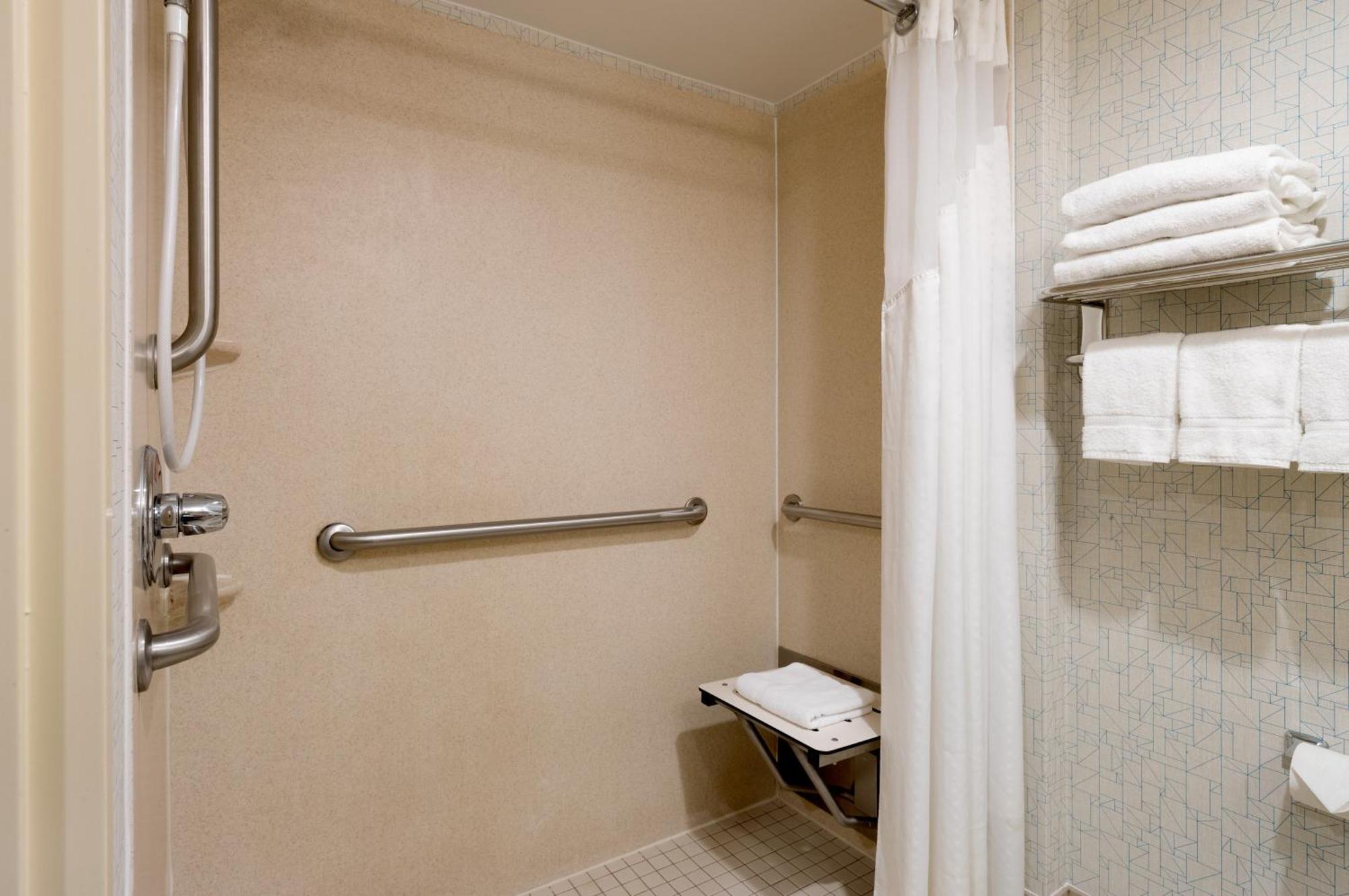 Double Room Roll Shower Hearing Accessible