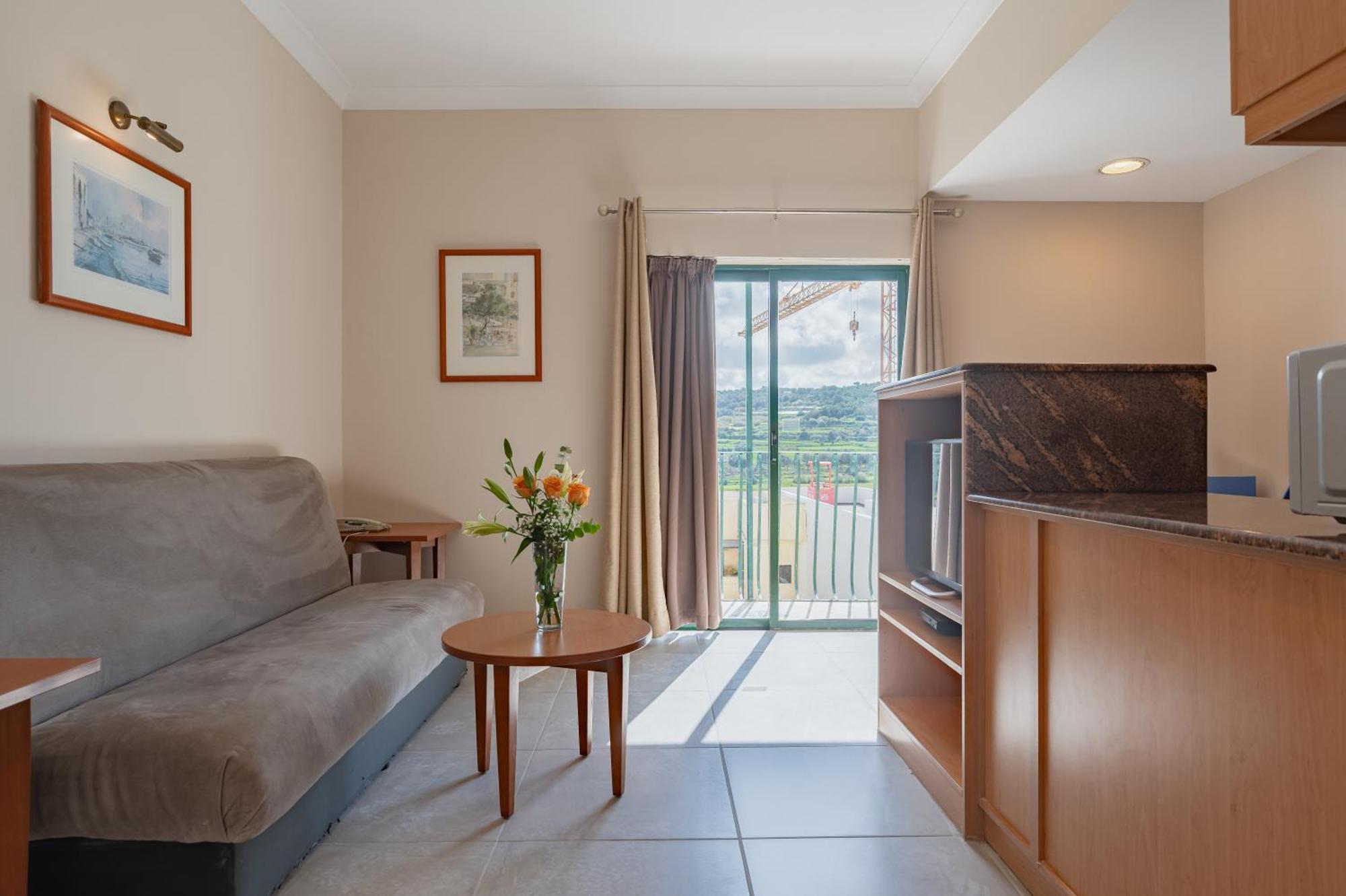 Appartement met Uitzicht op het Zwembad
