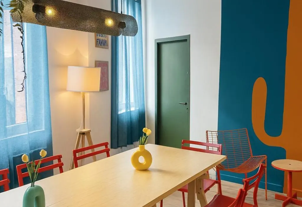 Chambre privée turquoise - Maison partagée-1