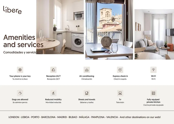 Hotel cerca del colegio: Apartamentos Líbere Granada Catedral