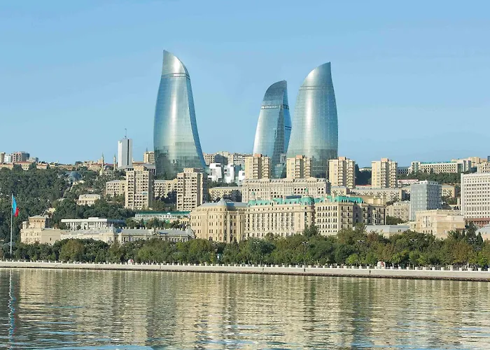 Hotel Jacuzzi: Fairmont Baku, Flame Towers