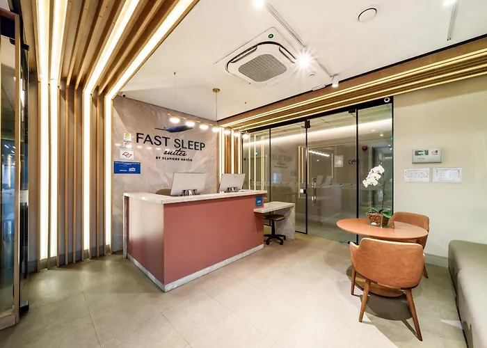 Fast Sleep Suites by Slaviero Hoteis - Hotel dentro do Aeroporto de Guarulhos - Terminal 2 - desembarque oeste