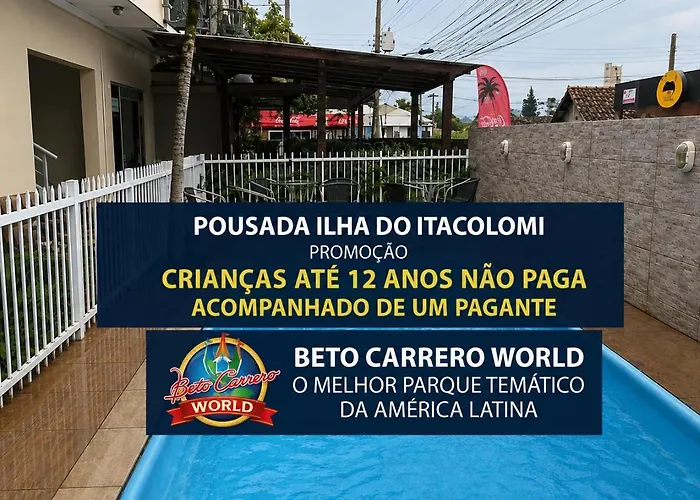  Pousada Ilha do Itacolomi Com Piscina Proximo do Beto Carrero